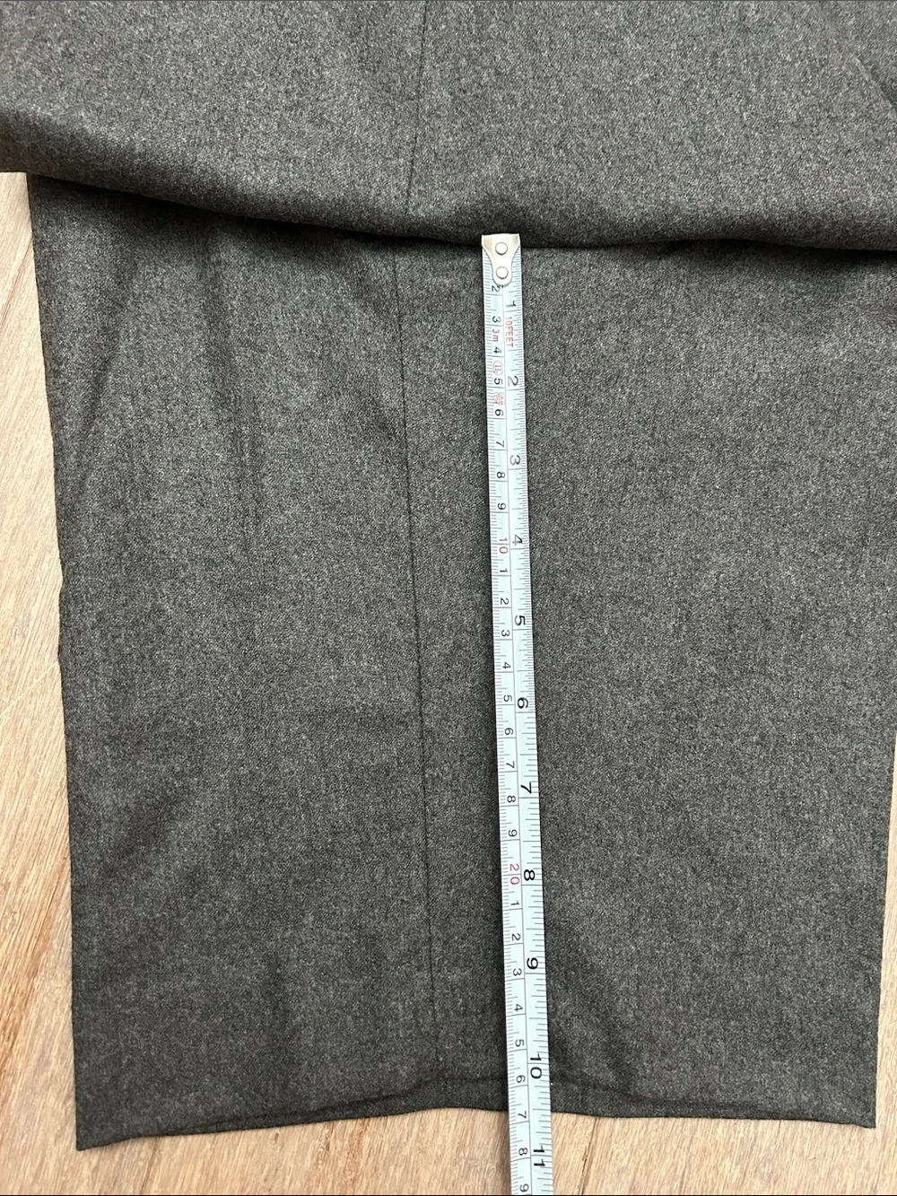 VTG J. Crew Dark Charcoal Wool Tailored Bermuda Shorts size 6 city fit
